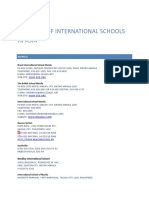 Database of International Schools in Asia: Manila