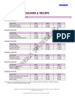 SHOULDERS TRICEPS Workout Calander PDF