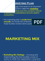 Marketing Plan, Mix, Function