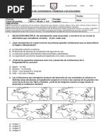 Prueba 2 Primeras Civilizaciones