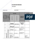 Matriz de Riesgo