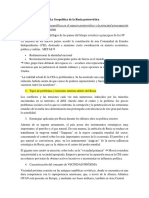 La Geopolítica de La Rusia Postsoviética (Resumen)