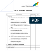 Programa de Auditoria Ambiental