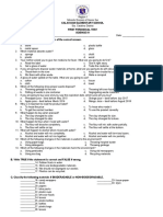 First Periodical Test Science IV