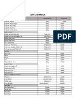 Daftar Harga