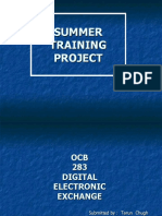 Summer Training Project