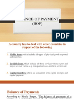 Balance of Payment (BOP)