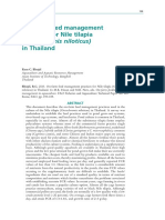 On-Farm Feed Management Practices For Nile Tilapia in Thailand