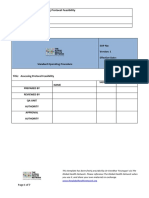 Sop Title: Assessing Protocol Feasibility: Sop No: Effective Date