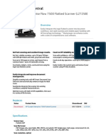 HP Scanner Datasheet