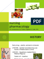 Introduction To Nursing Pharmacology