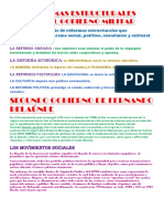 Las Reformas Estructurales Durante El Gobierno Militar