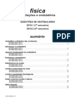 Física - Oscilações e Ondulatoria - Vestibulares 2019