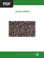 Black Pepper: Food and Agriculture Organization of The United Nations