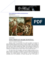 Gnosticismo - Doutrinas Marcionitas.