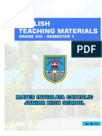 Bahan Ajar Kelas Viii - Bahasa Inggriss PDF