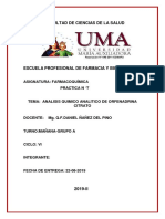 Analisis Quimico Analitico de Orfenadrina Citrato