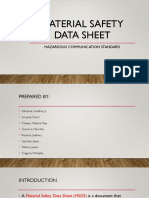 Material Safety Data Sheet