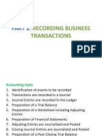 Recording Transaction