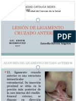 Lesion de Ligamento Cruzado Anterior Caso Clinico