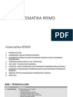 Sistematika RPJMD