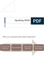 Speaking Skills