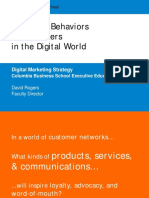 DM - Module 3 - Five Core Behaviors of Customers in The Digital World