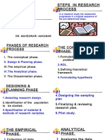 Steps in Research Process