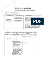 Sesion de Aprendizaje C.A. Enfermedaes Contagiosas Comunes-22!05!2018