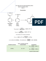 Obtencion de N - Z - Fenilmetilen Anilina