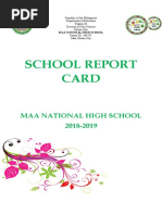 School Report Card Final 2018-2019