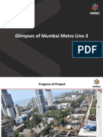 Glimpses of Mumbai Metro Line 3