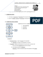 Chapter Objectives:: Ee 171 Lecture Notes Chapter 1: Introduction To Communication Systems (Rev 1) 1.1