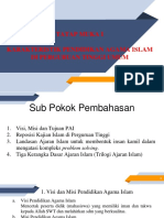 Karakteristik Pendidikan Agama Islam Di Perguruan Tinggi Umum