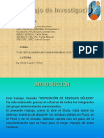 Trabajo de Investigación de Residuos Solidos