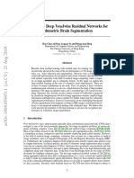 Voxresnet: Deep Voxelwise Residual Networks For Volumetric Brain Segmentation