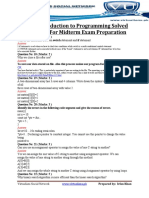 CS201 Introduction To Programming Solved Subjective For Midterm Exam Preparation