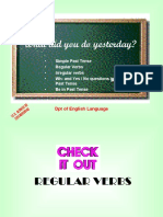 Simple Past Tense