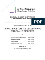 Cable Fault Detection