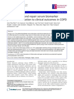 Inflammatory and Repair Serum Biomarker Pattern. Association To Clinical Outcomes in COPD