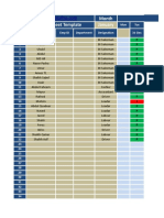 Employee Attendance Sheet