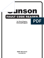 Gunson Fault Code Reader