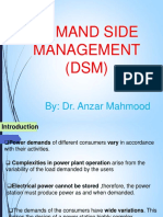 Demand Side Management (DSM) : By: Dr. Anzar Mahmood