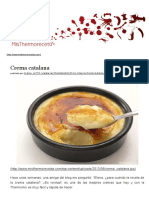 Crema Catalana Recetas Thermomix - MisThermorecetas