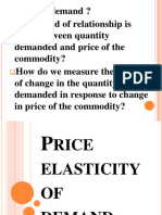 Elasticity of Demand