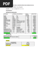 Presupuesto para La Construcción de Una Vivienda de 200 m2