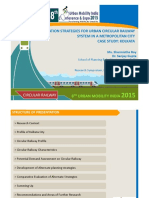 Revitalization Strategies For Urban Circular Railway System in A Metropolitan City Case Study: Kolkata