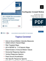 Earthquake Ground Motion: Disclaimer