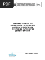 Informe Semanal Saneamiento