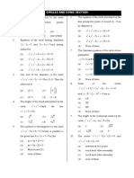 Circles & Conic Section